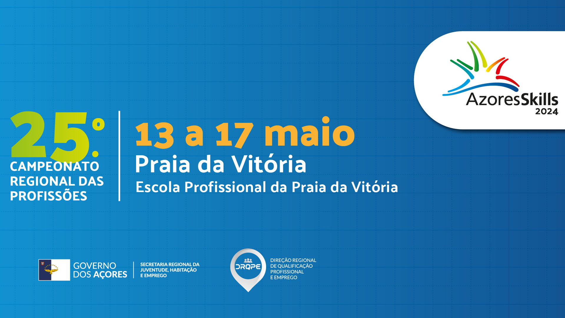 Campeonato Regional das Profissões decorre entre 13 e 17 de maio - Cartaz