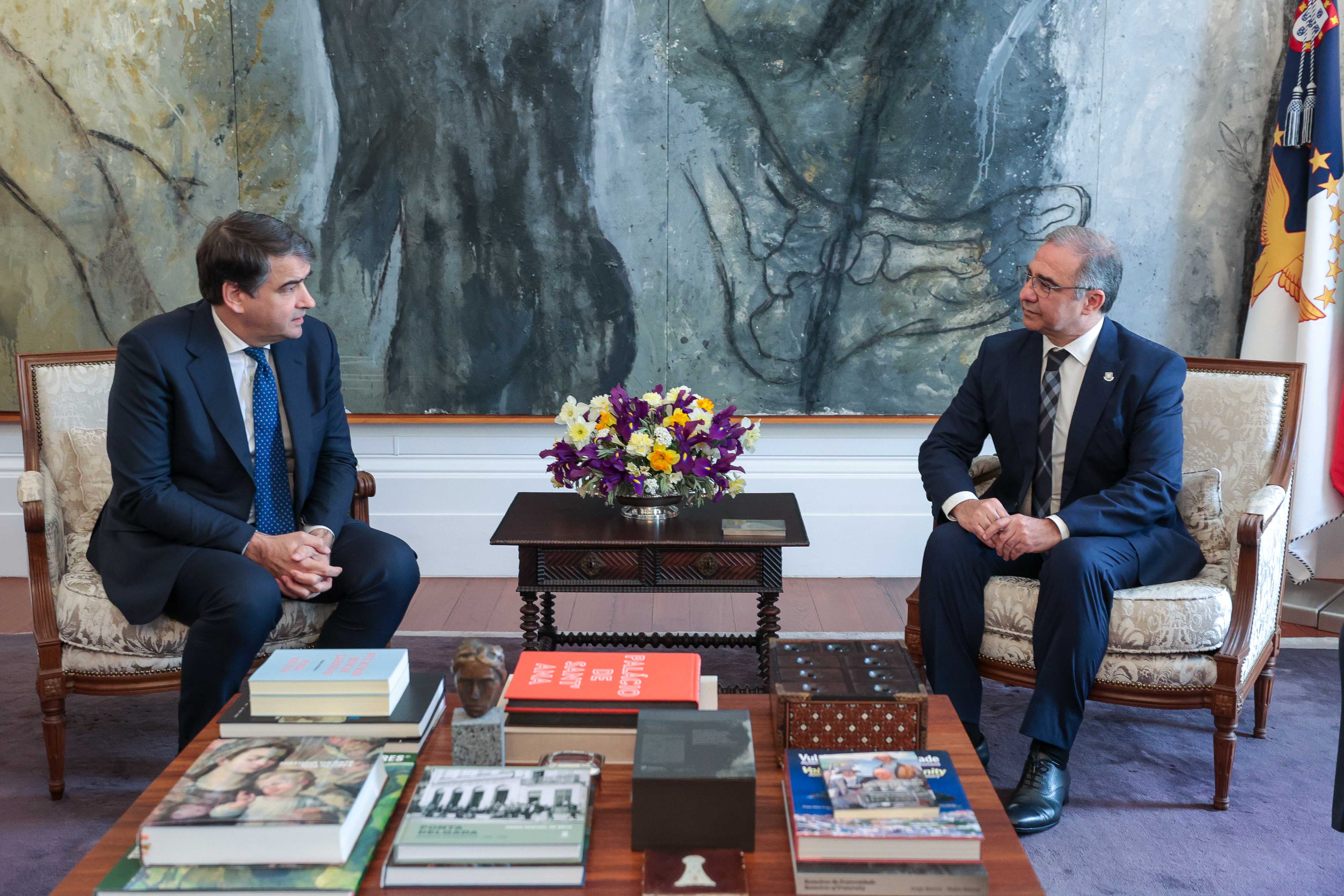 Audiência ao Vice-Presidente Executivo da Comissão Europeia para a Coesão e Reformas, Raffaele Fitto