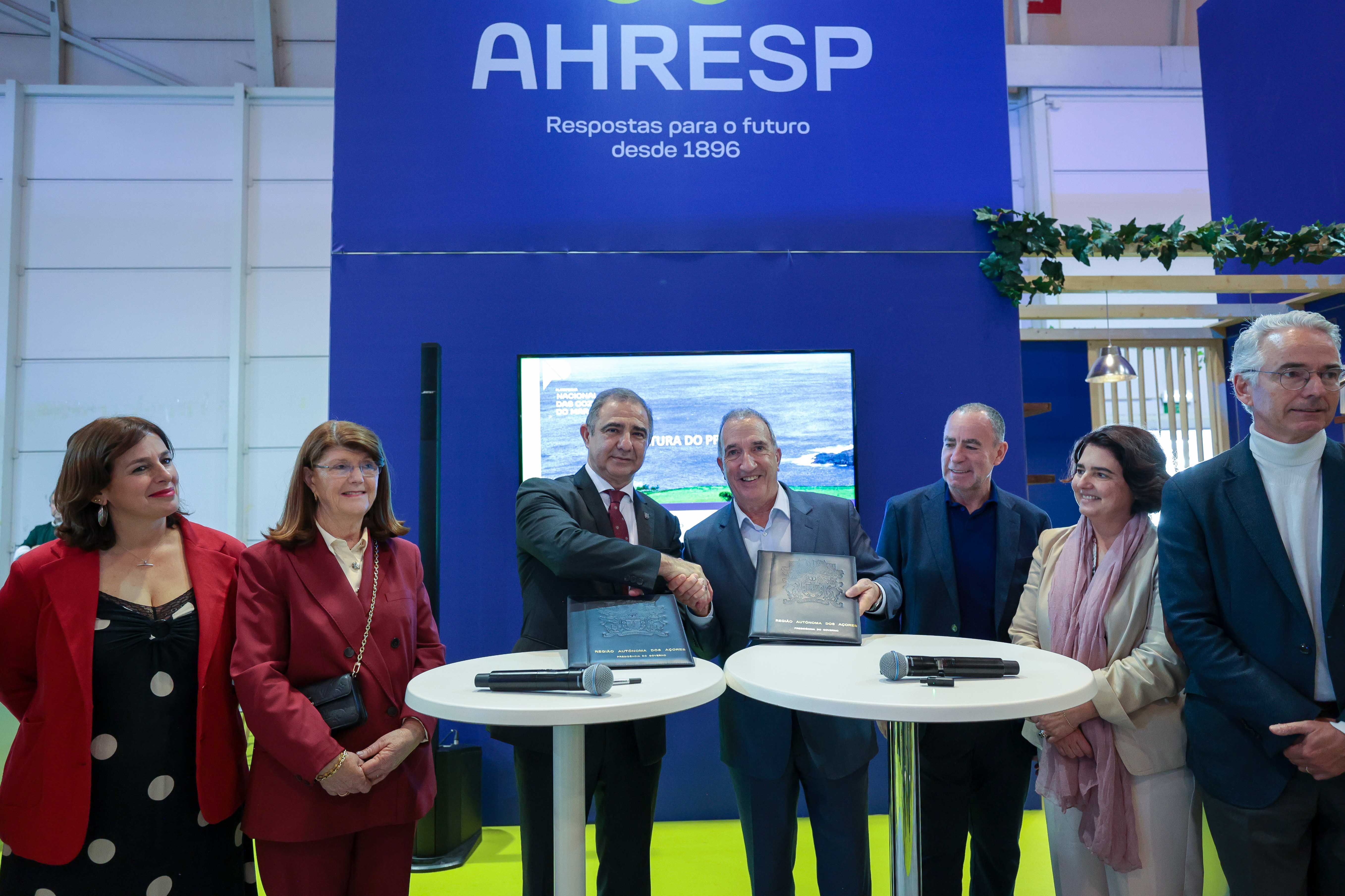 Assinatura de um protocolo de cooperação com a AHRESP Serviços para a criação da Plataforma Nacional das Cozinhas do Mar