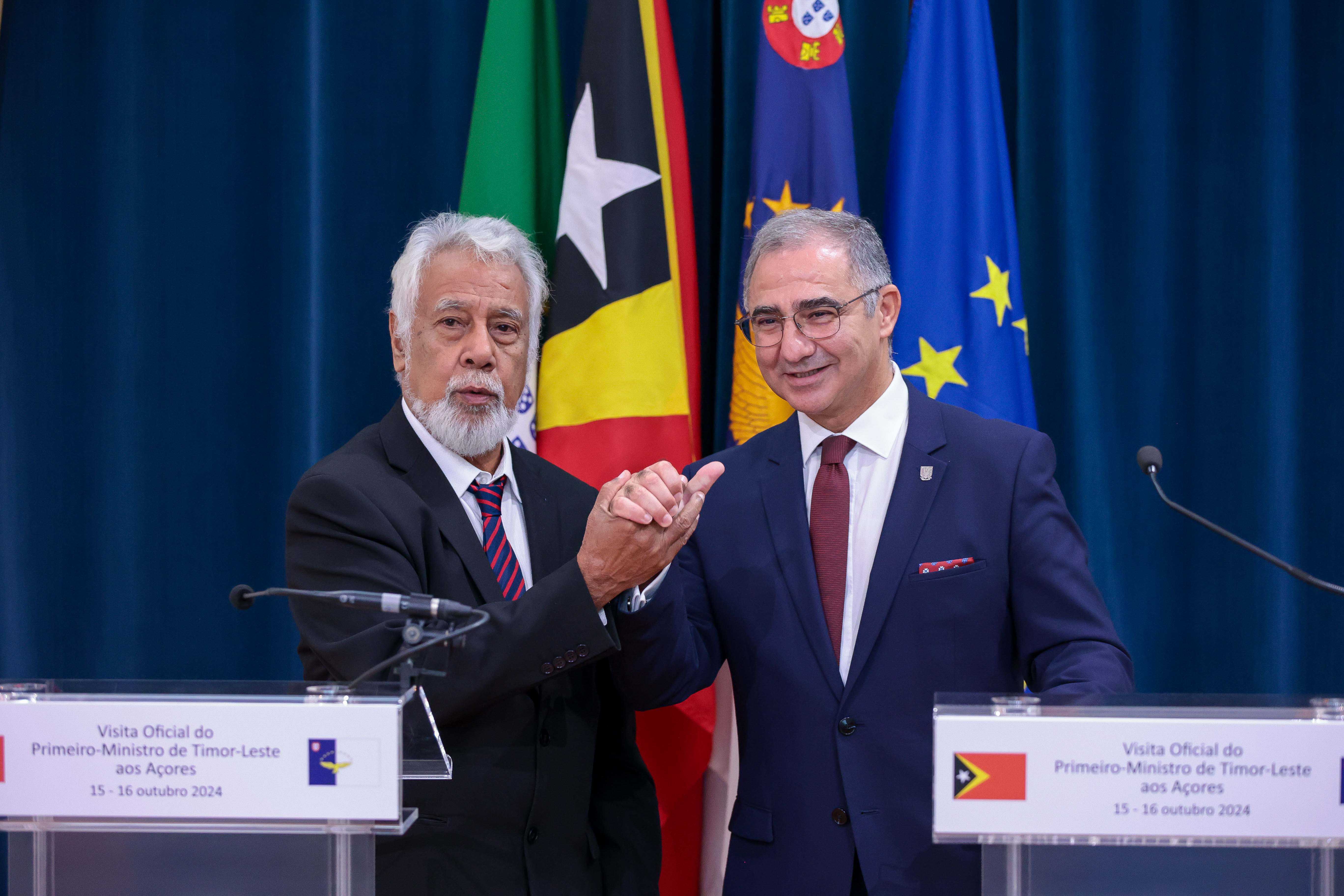 Audiência ao Primeiro-Ministro de Timor-Leste, Xanana Gusmão.