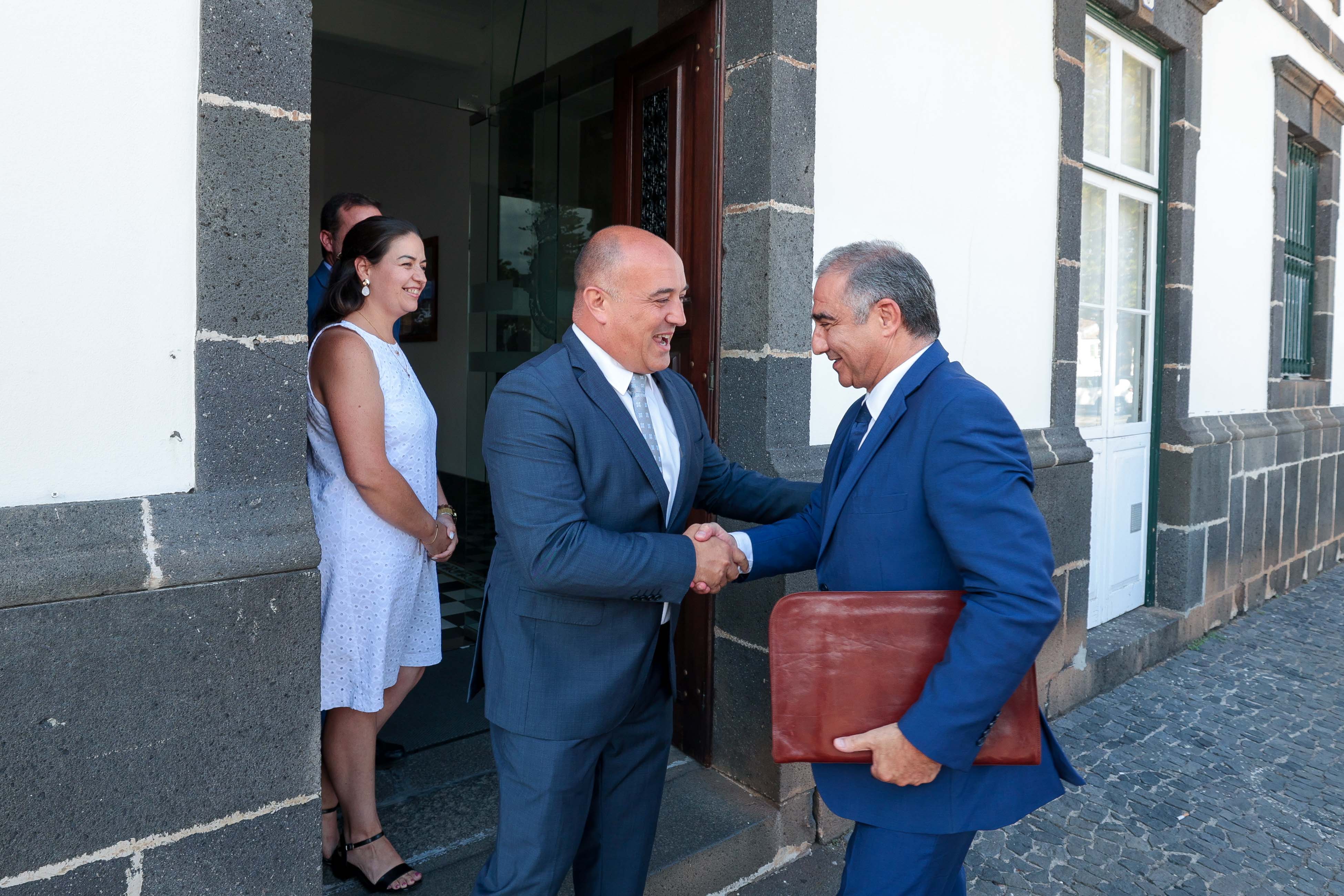 Reunião com o Presidente da Câmara de Santa Cruz da Graciosa