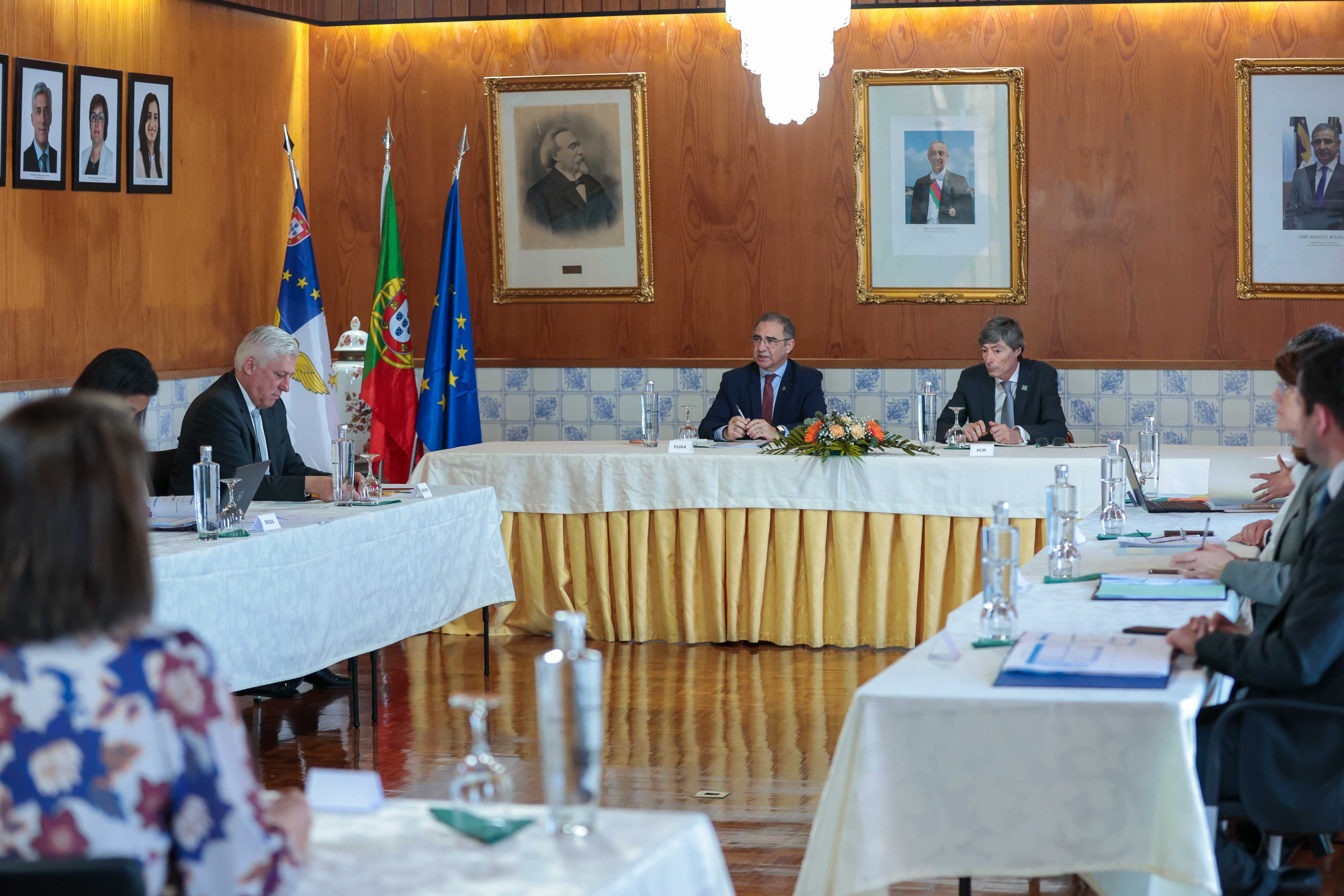 Reunião com o Presidente da Câmara Municipal de São Roque do Pico, Luís Filipe Silva