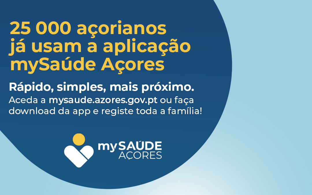 Meta de 25 mil registos no mySaúde Açores atingida