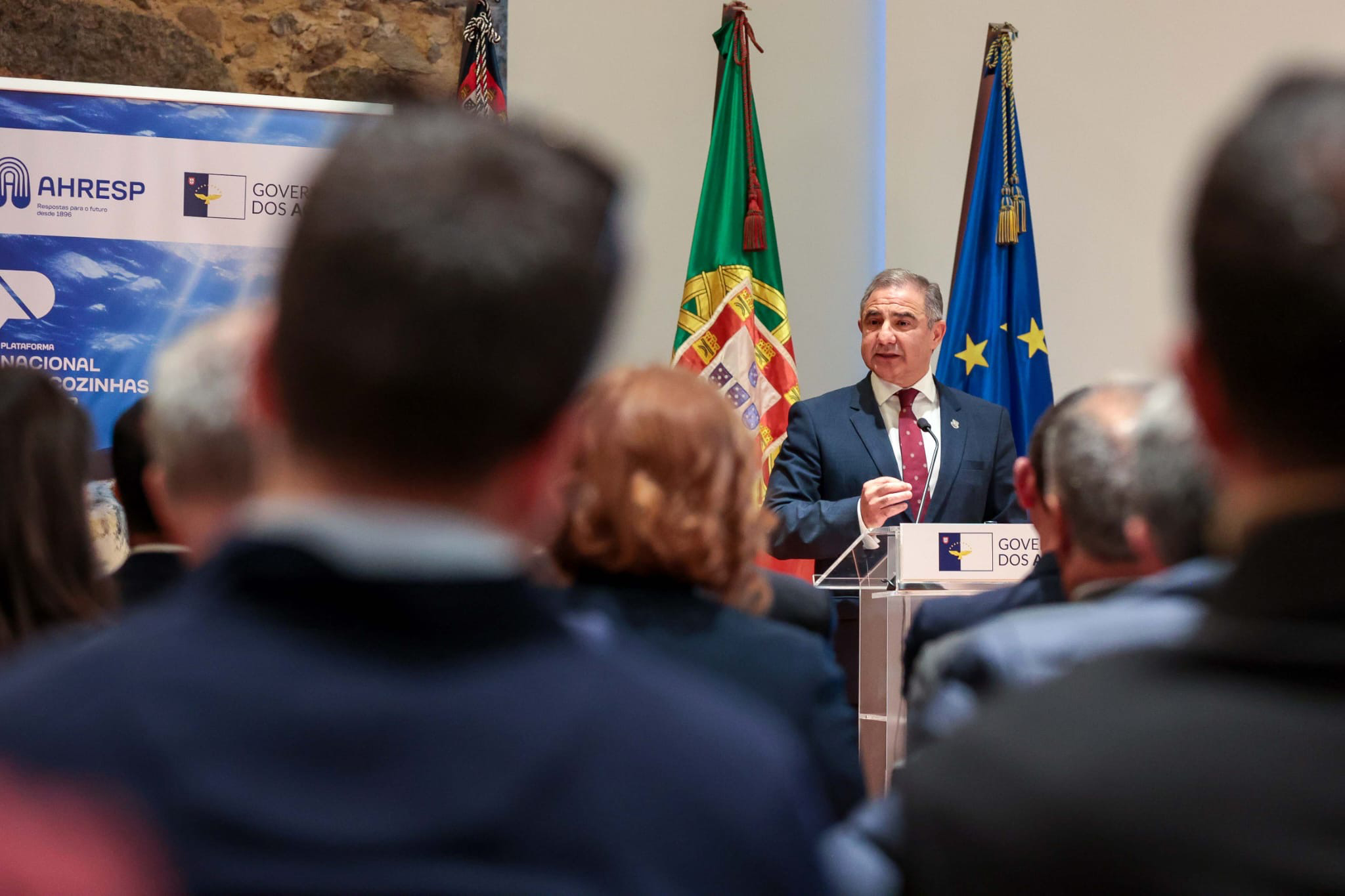 Sessão de abertura da conferência de apresentação da Plataforma Nacional das Cozinhas do Mar