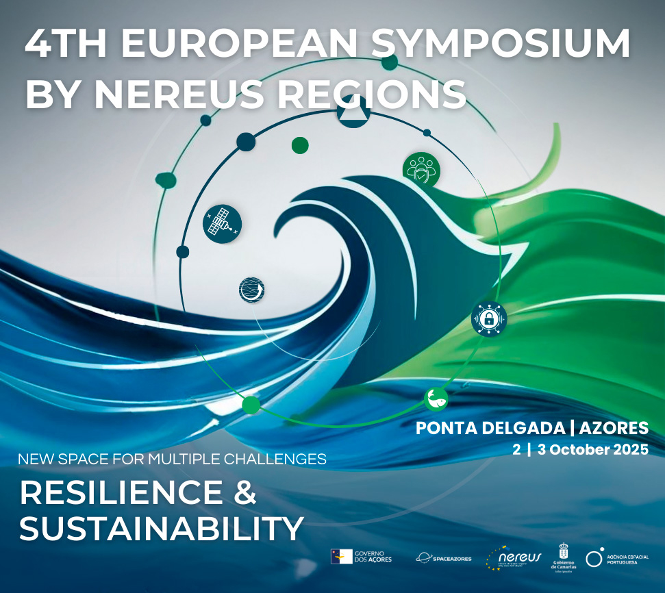 Simpósio Europeu das Regiões NEREUS (Network of European Regions Using Space Technologies) - cartaz