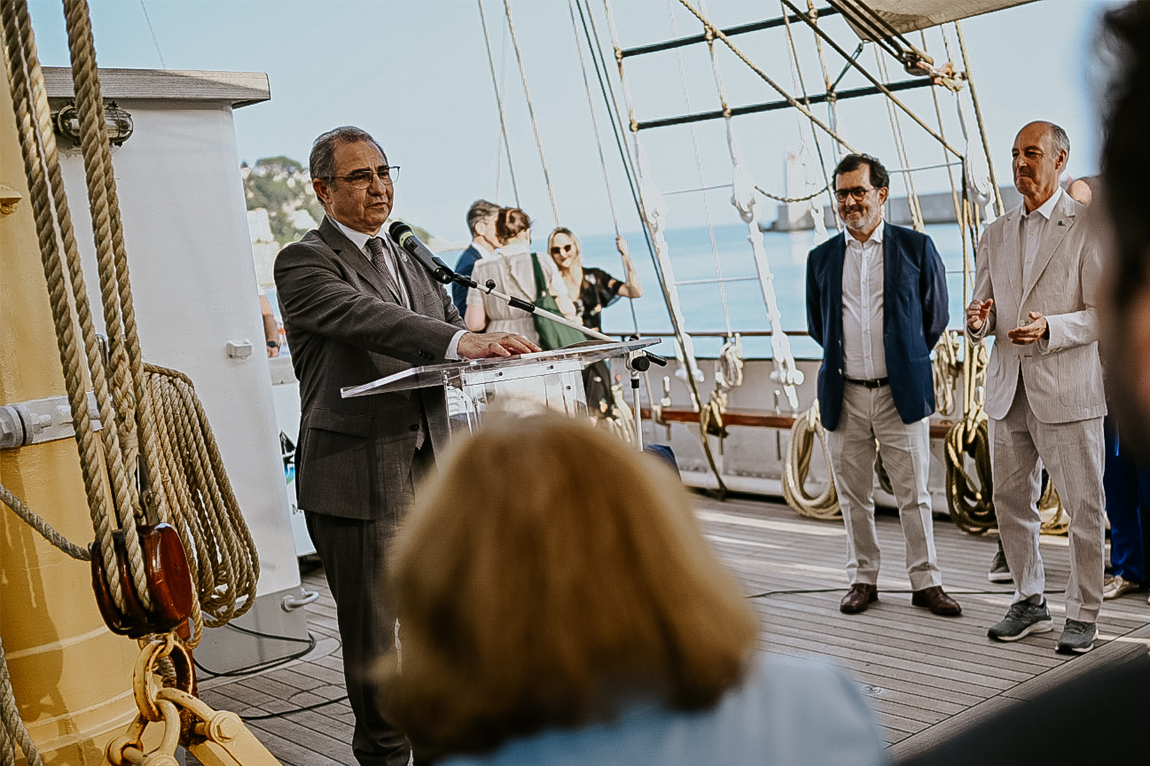Receção internacional “Blue Azores: Driving Momentum for 30x30”, realizada em Nice, França, no âmbito da terceira Conferência das Nações Unidas sobre os Oceanos