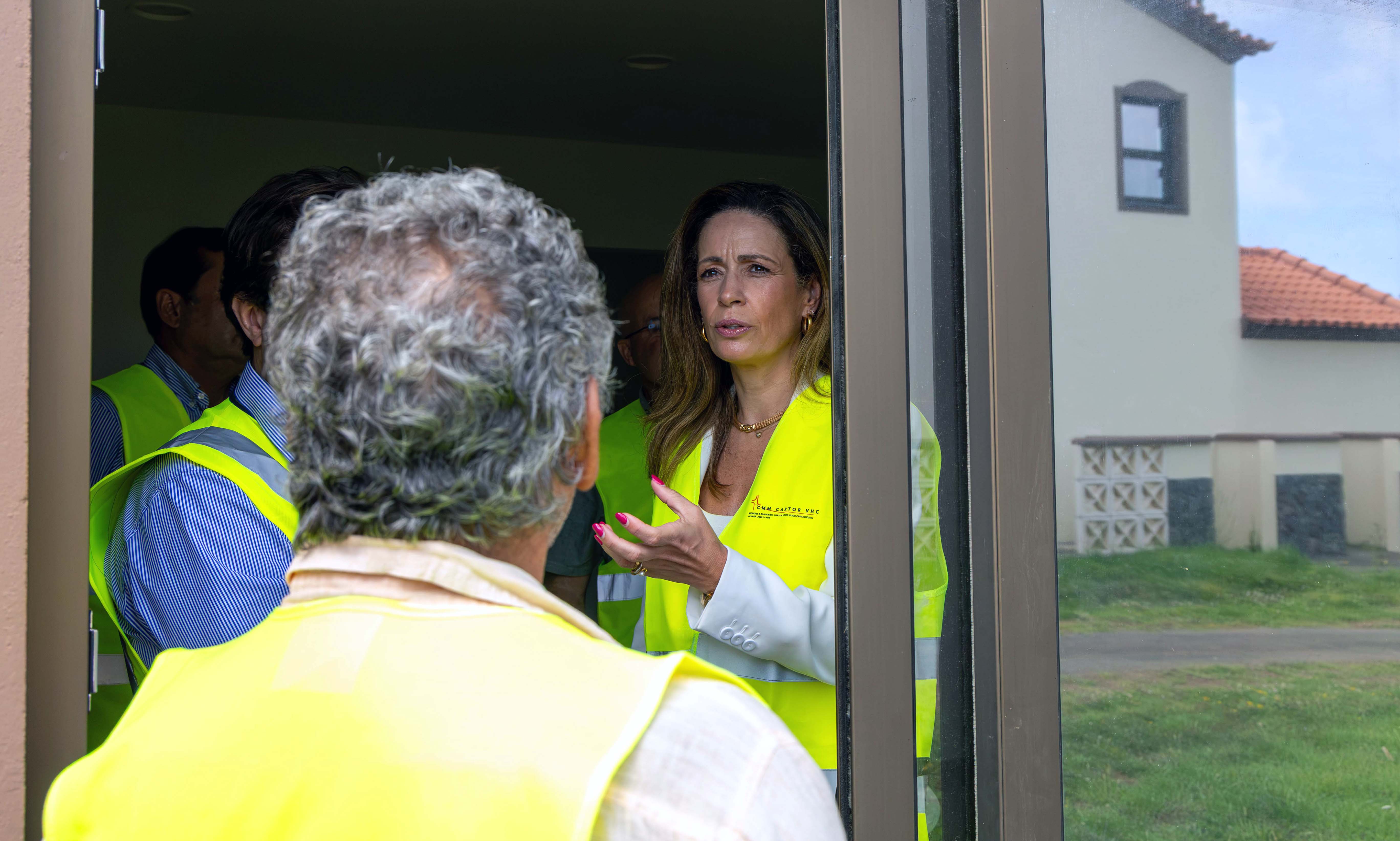 Visita para acompanhamento da execução dos trabalho no  Bairro Nascer do Sol