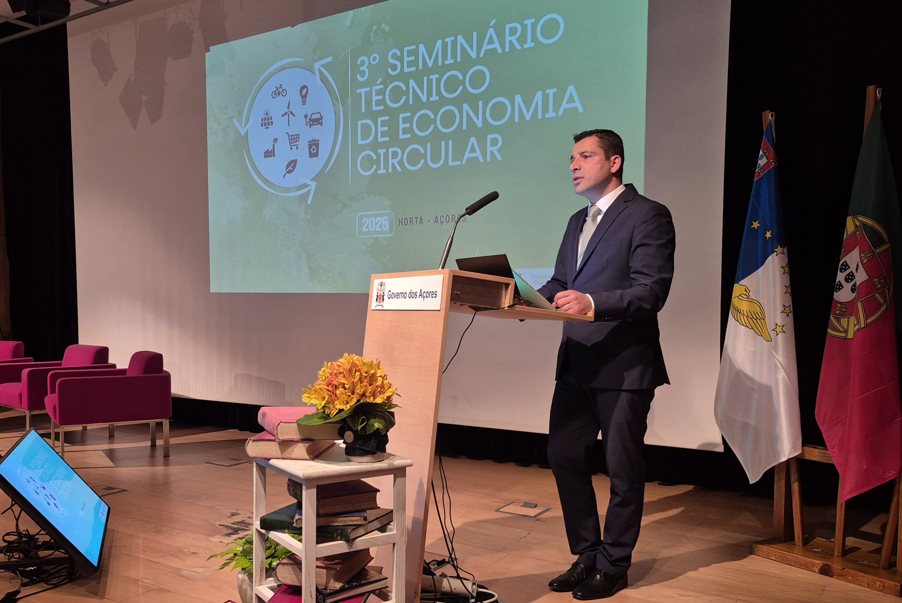 Sessão de encerramento do 3.º Seminário Técnico de Economia Circular dos Açores