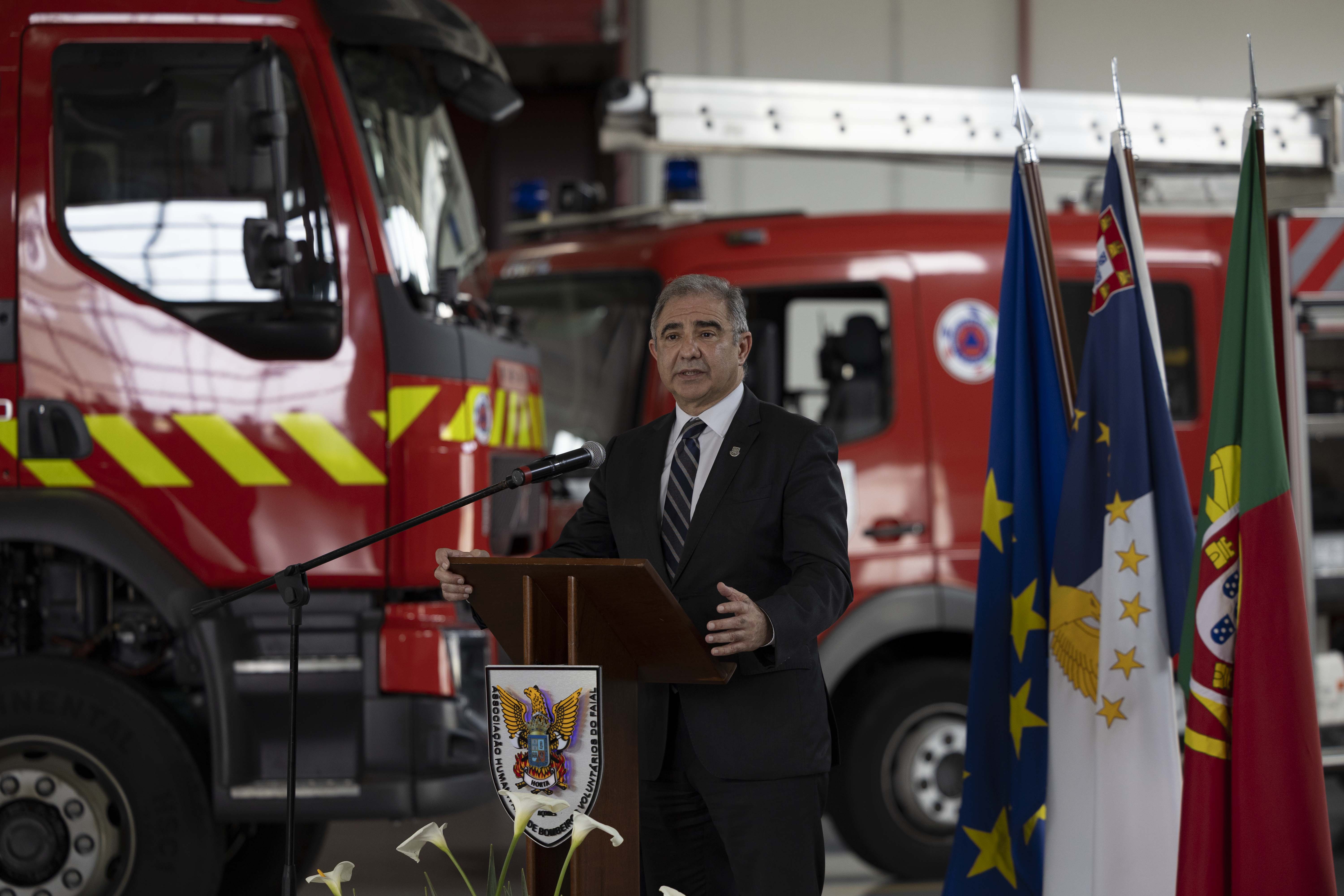 Entrega de um novo Veículo de Socorro e Assistência Tático à Associação Humanitária de Bombeiros Voluntários do Faial