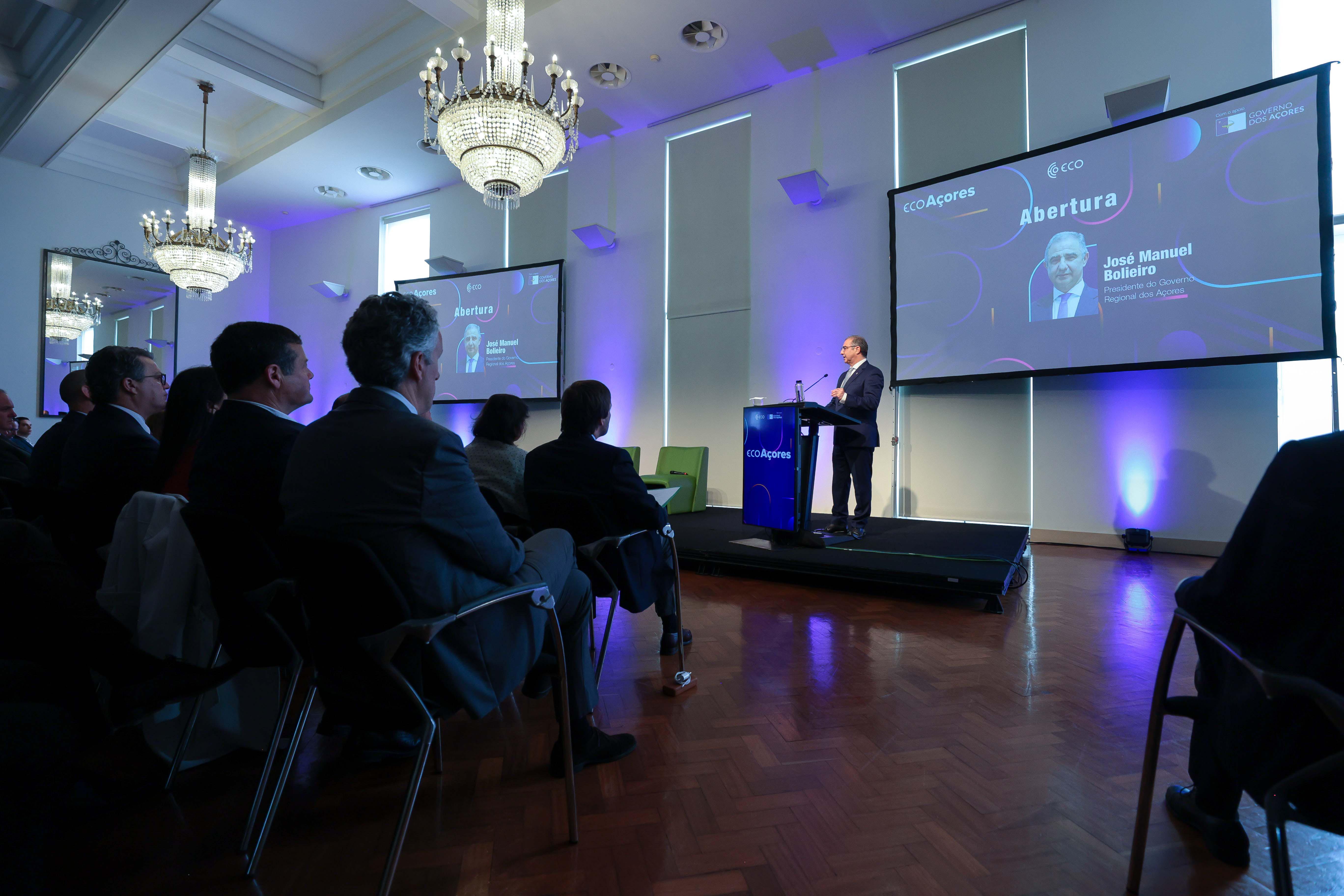 Cerimónia de abertura da conferência Eco Açores
