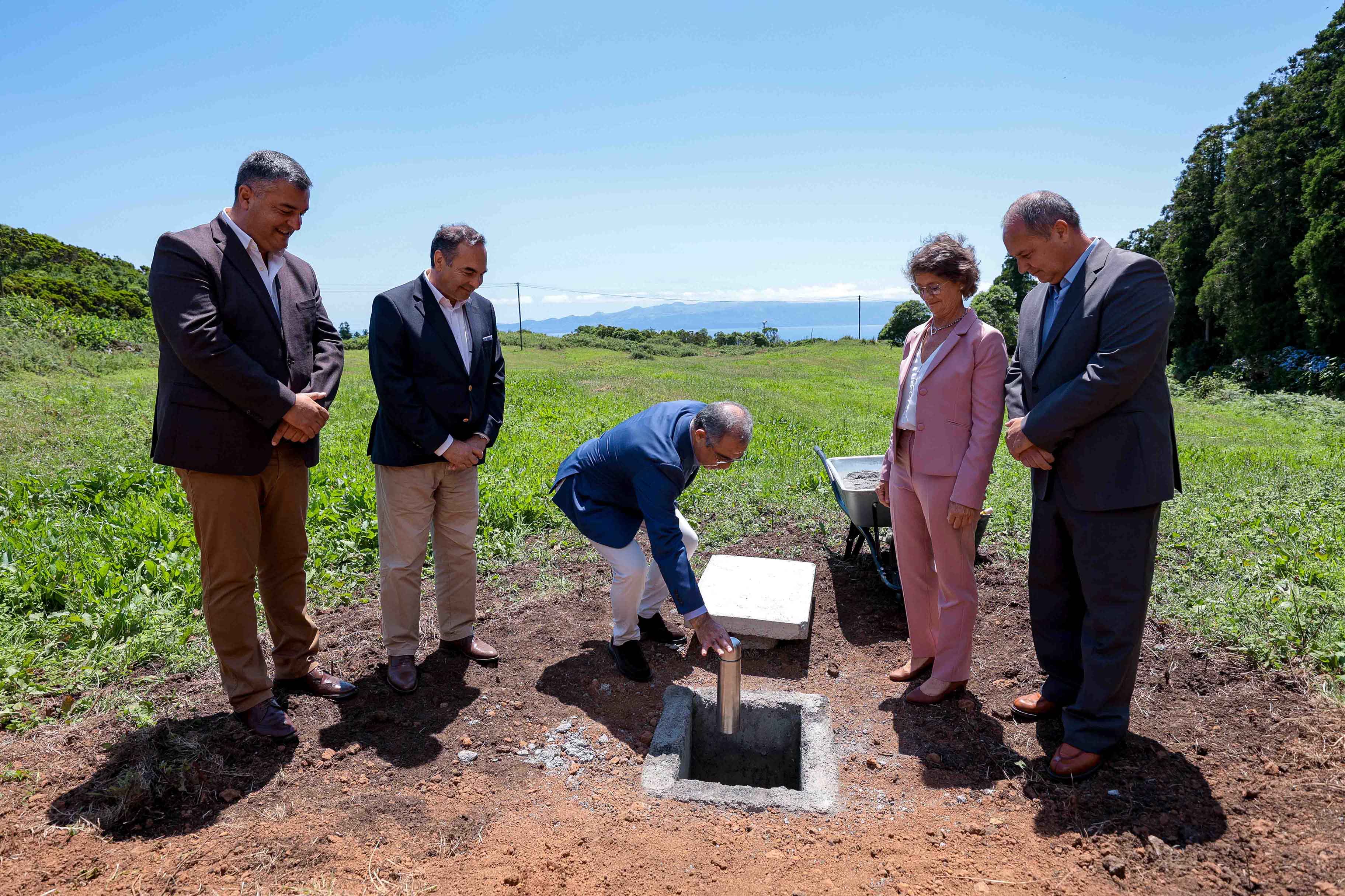 Lançamento da primeira pedra do novo Matadouro de São Jorge 