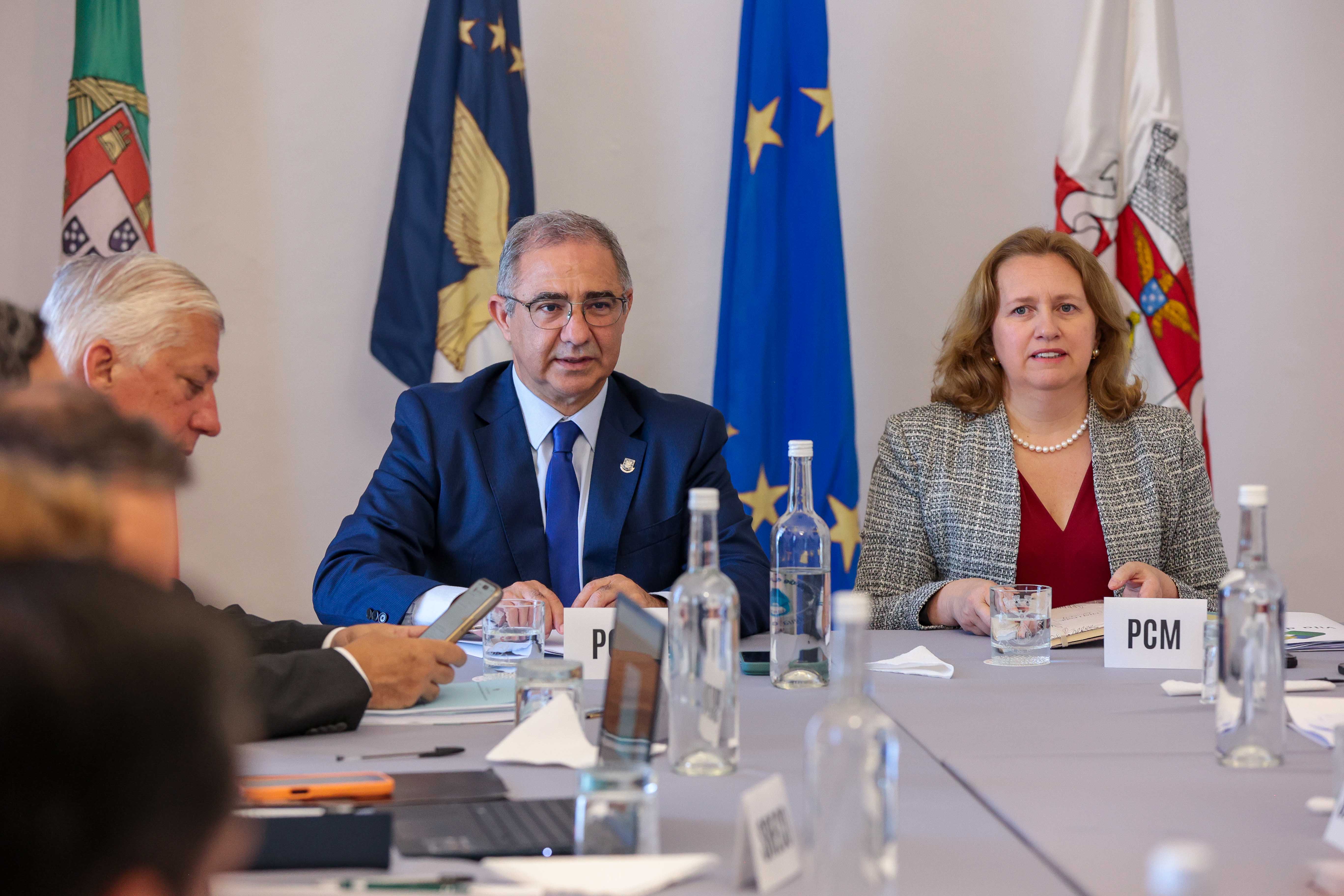 Reunião com a Presidente da Câmara Municipal de Vila do Porto, Bárbara Chaves