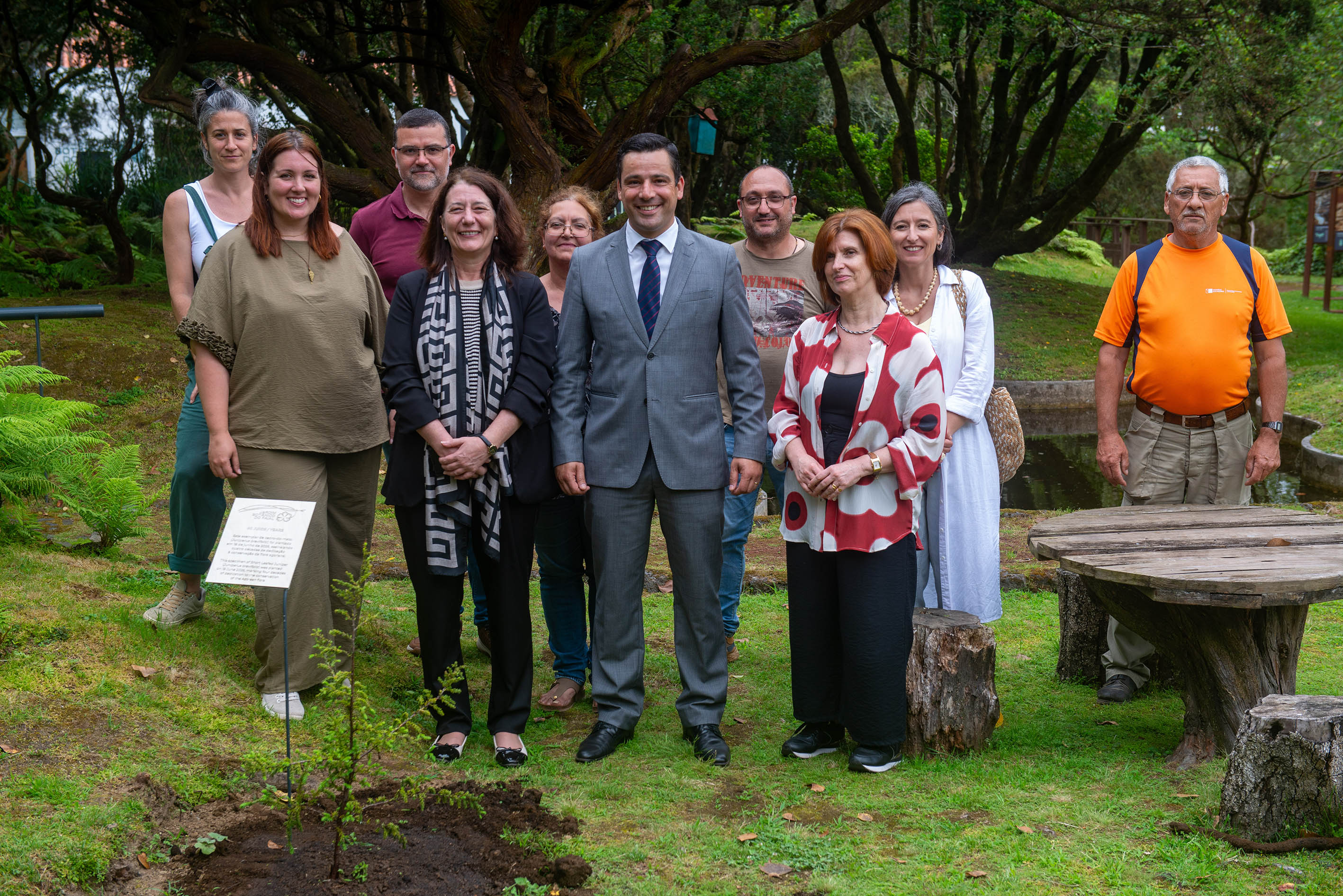 Comemorações do 40.º aniversário do Jardim Botânico do Faial