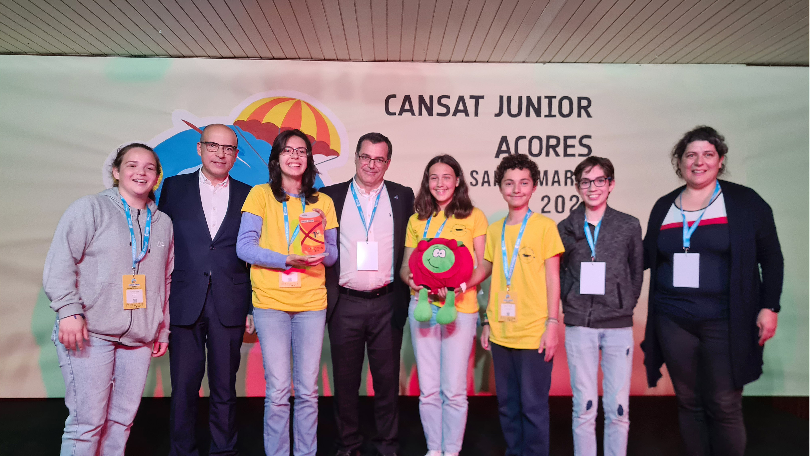 Sessão de encerramento do concurso CanSat Junior Açores