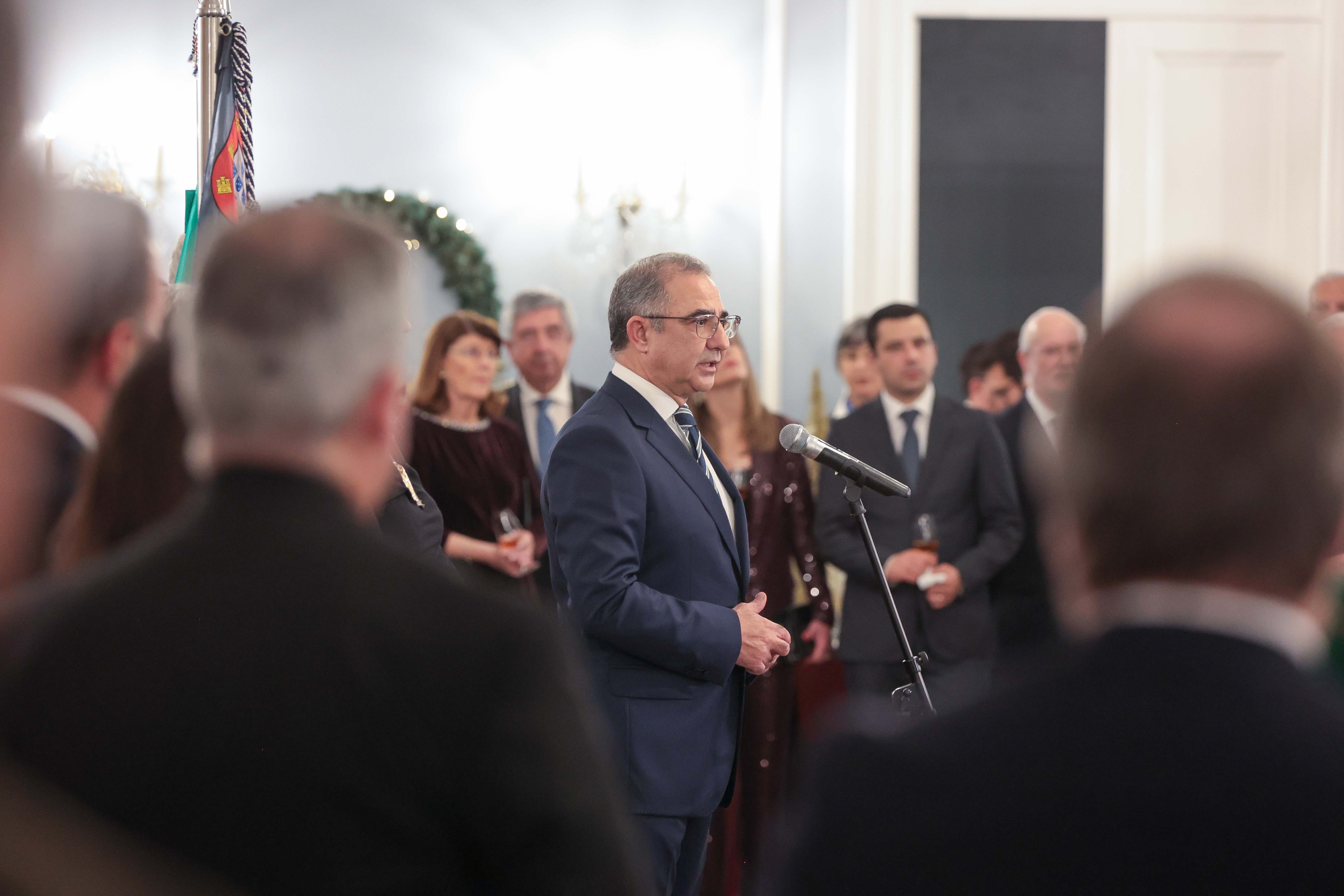 José Manuel Bolieiro calls for peace and harmony at New Year's reception