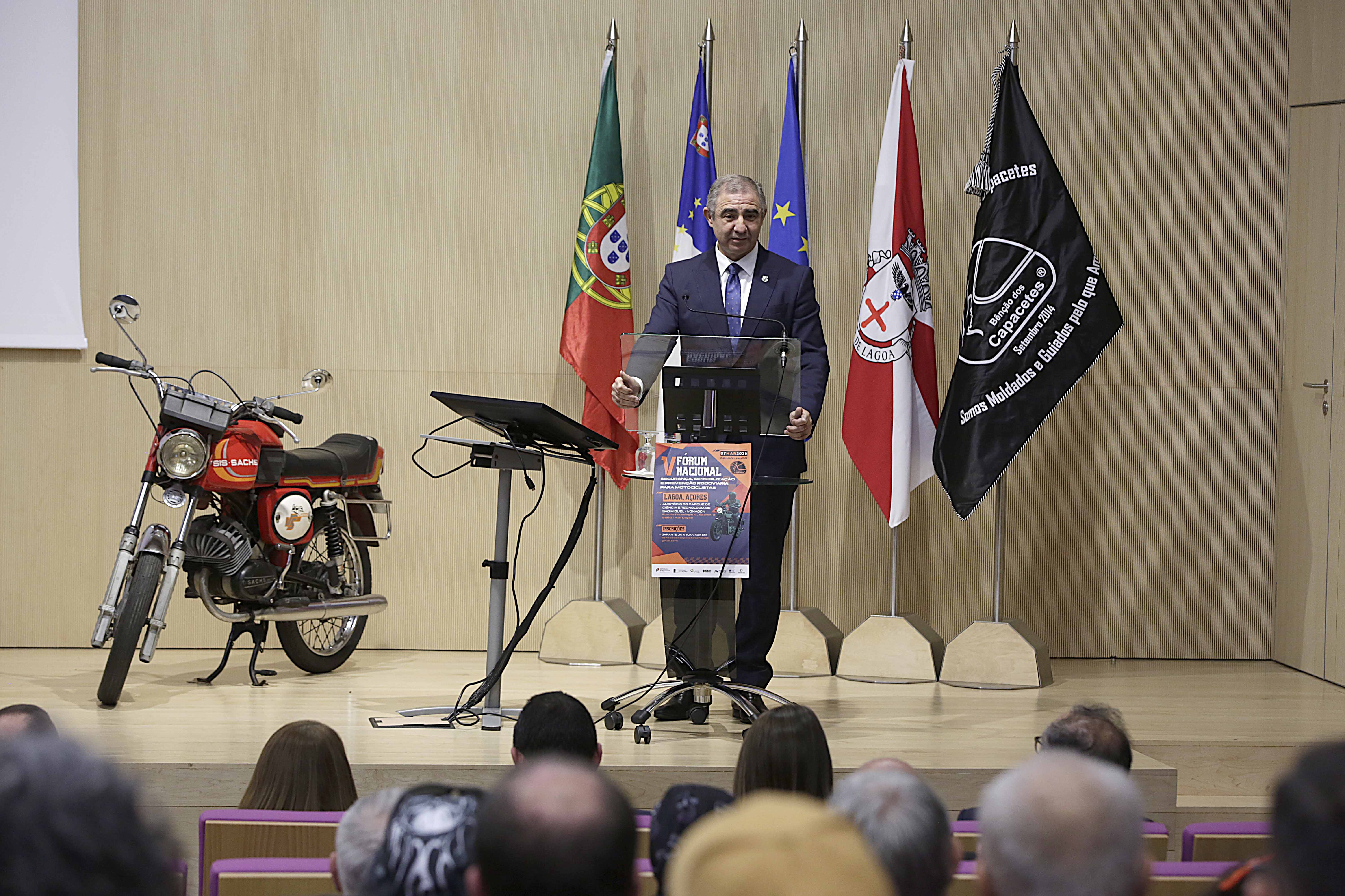 Sessão de abertura do V Fórum Nacional de Segurança, Sensibilização e Prevenção Rodoviária para Motociclistas