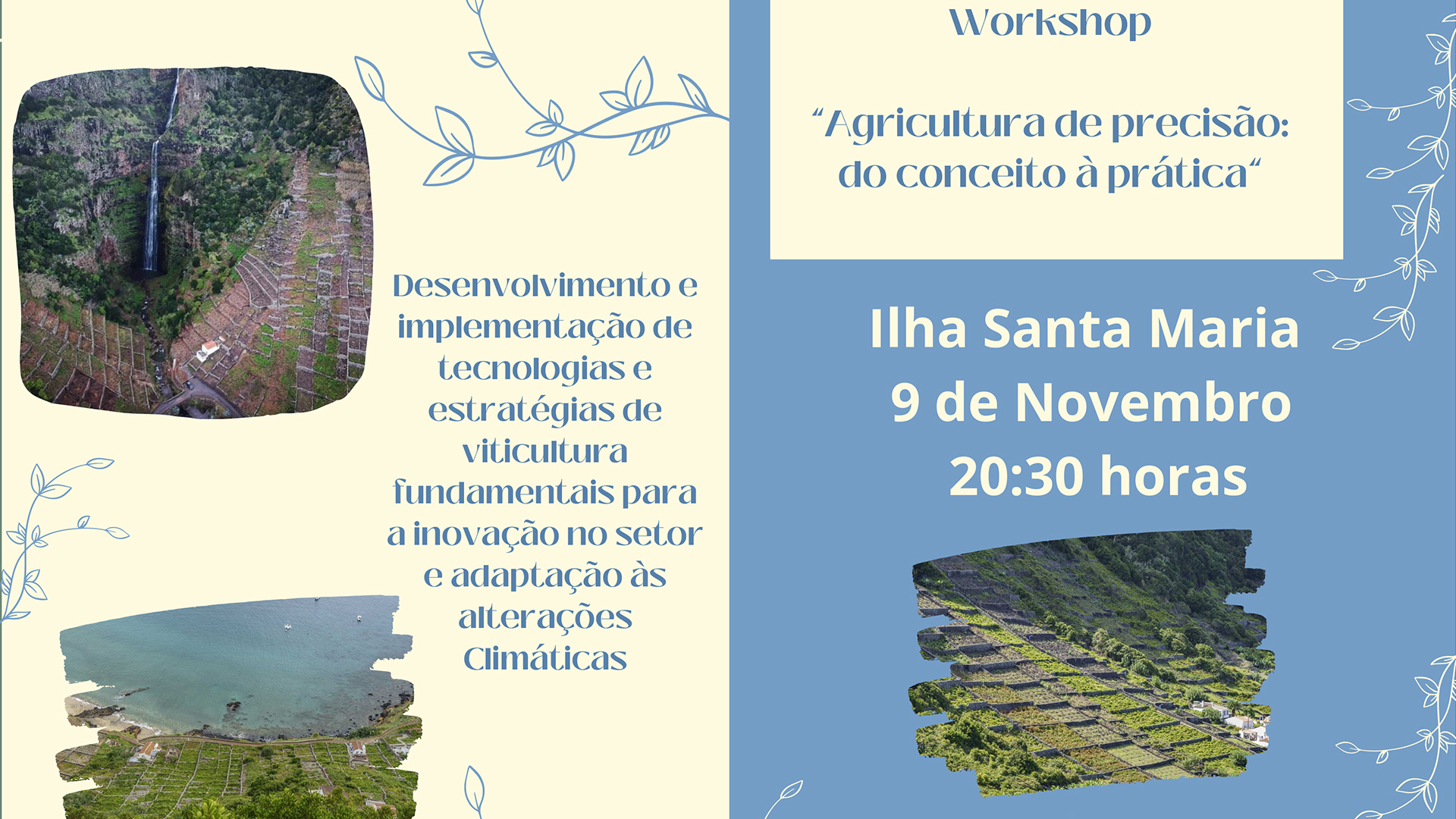 ‘Workshop’ “Agricultura de precisão: do conceito à prática” em Santa Maria esta quinta-feira