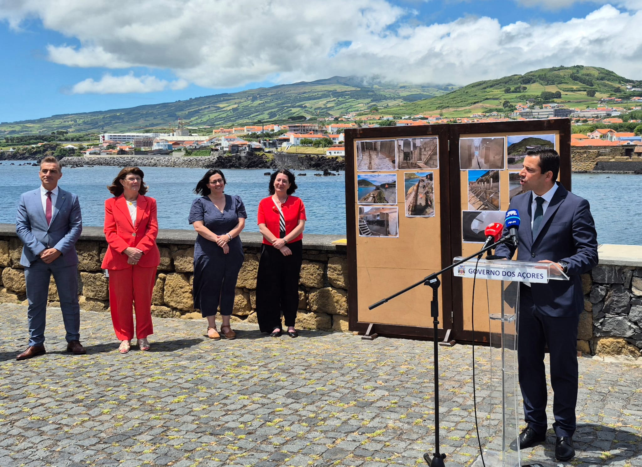 Inauguração da empreitada de Requalificação do Complexo de Infraestruturas de Porto Pim