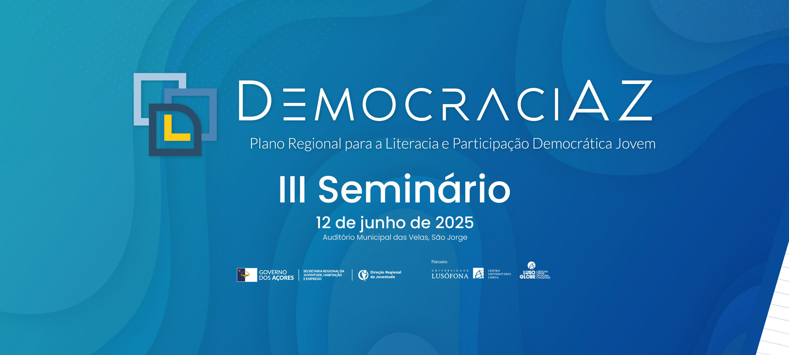 III Seminário “DemocraciAZ” - cartaz
