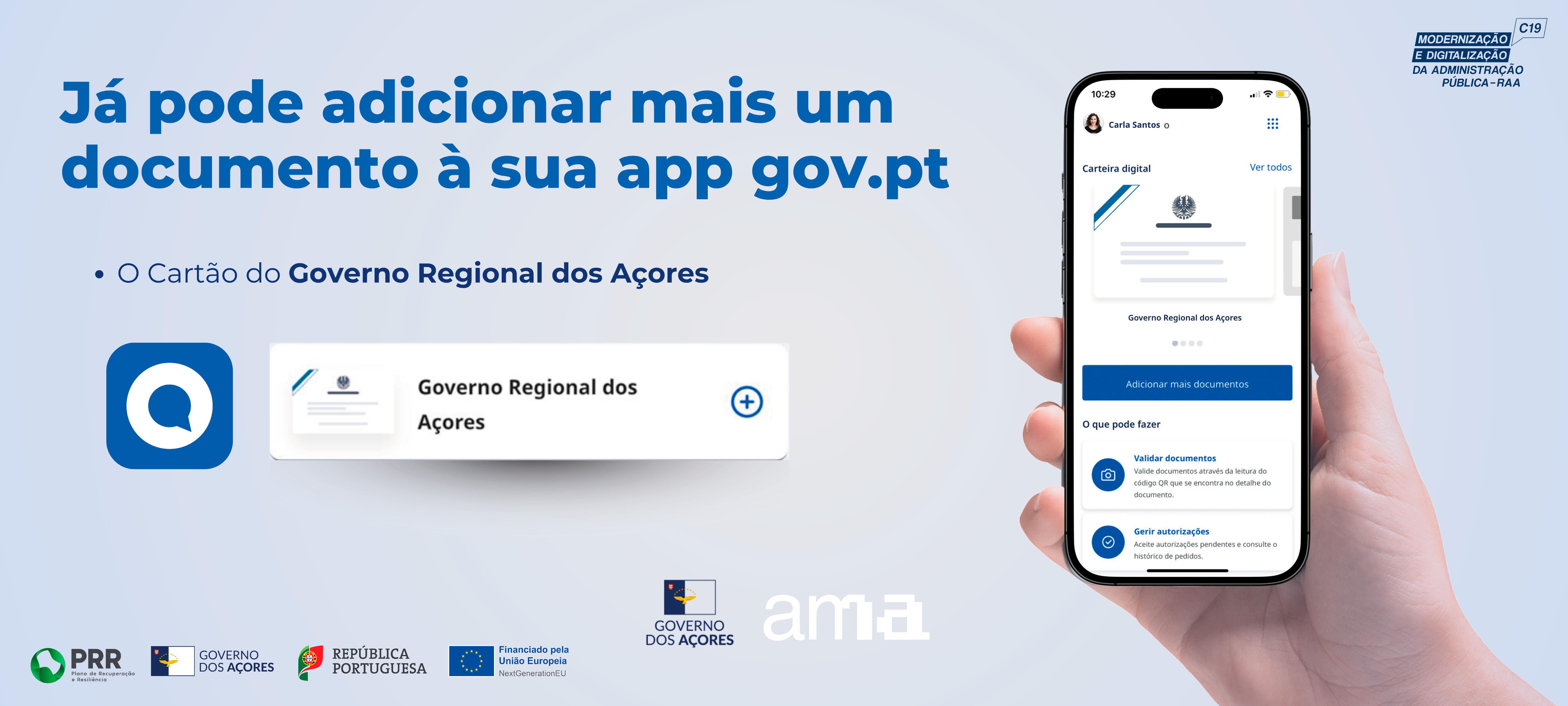 Governo dos Açores lança Cartão Digital do Trabalhador através da aplicação gov.pt