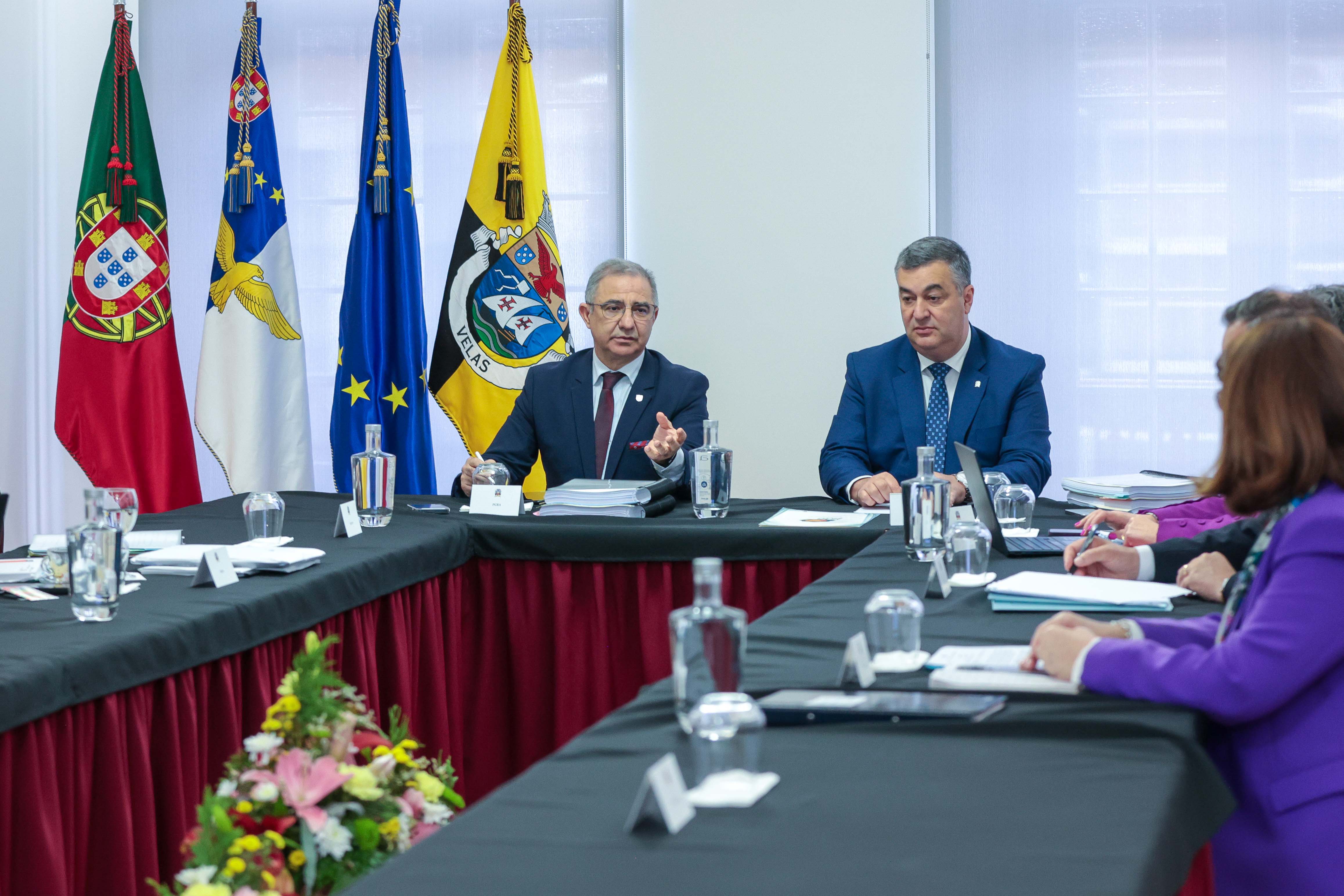 Reunião com a autarquia liderada por Luís Silveira.