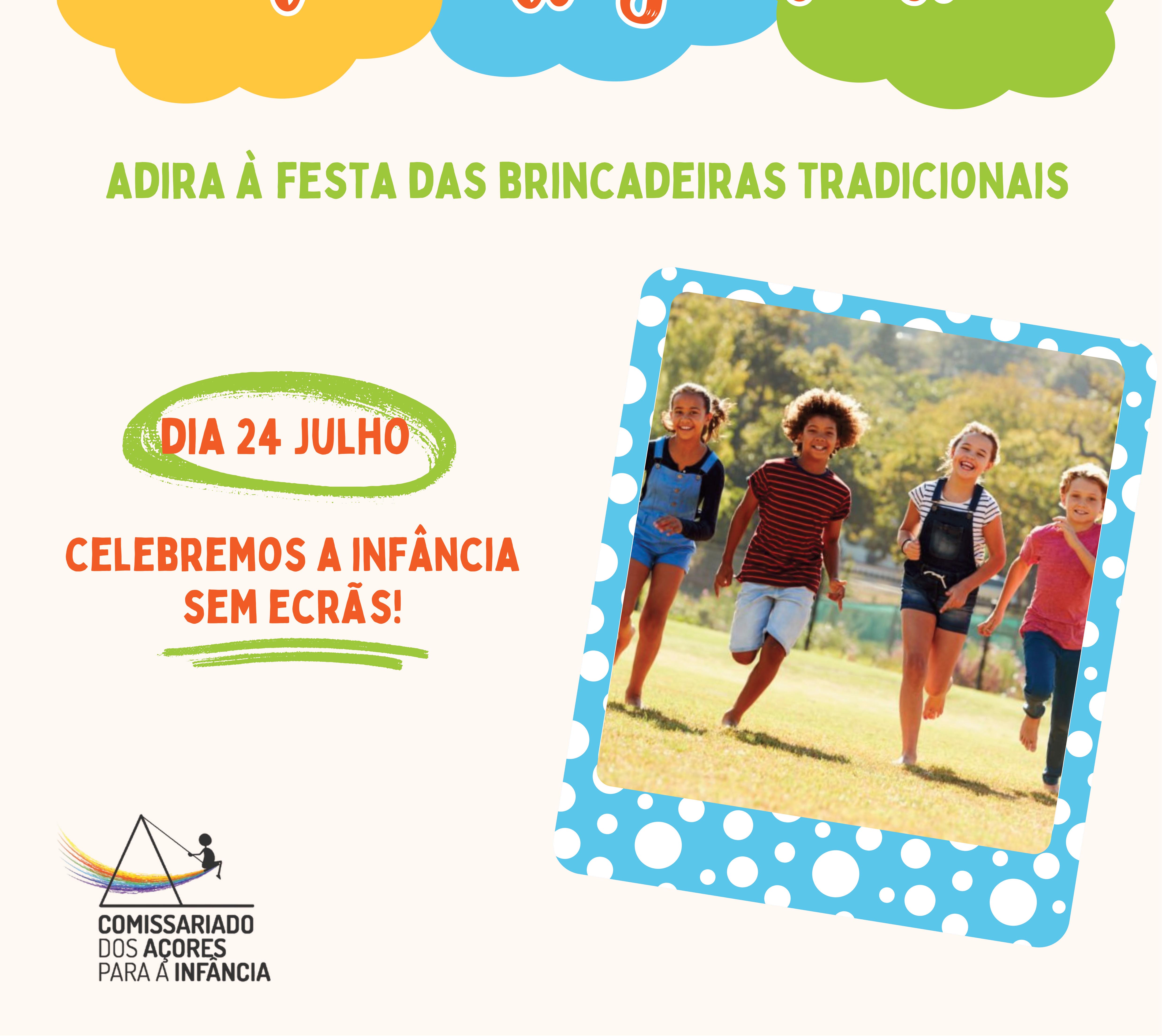 Festa das Brincadeiras Tradicionais - cartaz