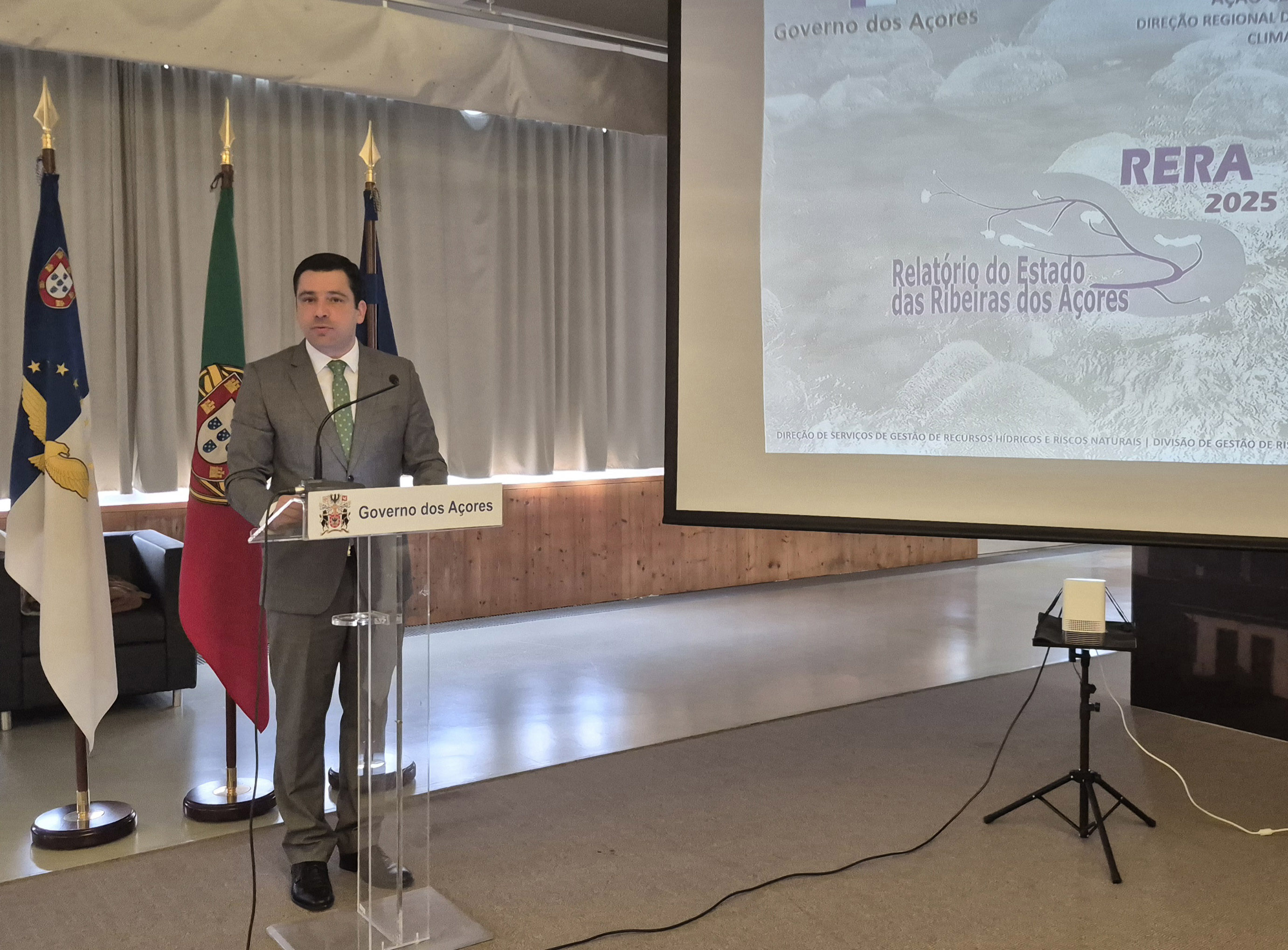 Apresentação do Relatório do Estado das Ribeiras dos Açores (RERA), referente ao ano de 2025
