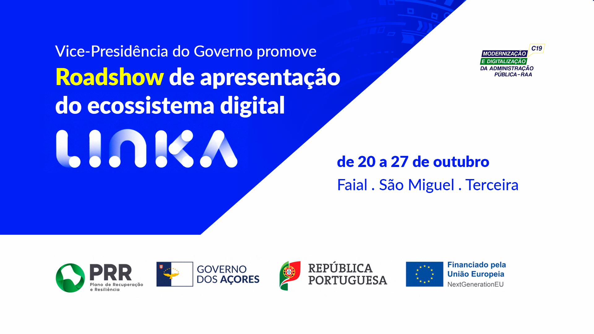 Vice-Presidência do Governo Regional promove ‘roadshow’ de apresentação do ecossistema digital LINKA