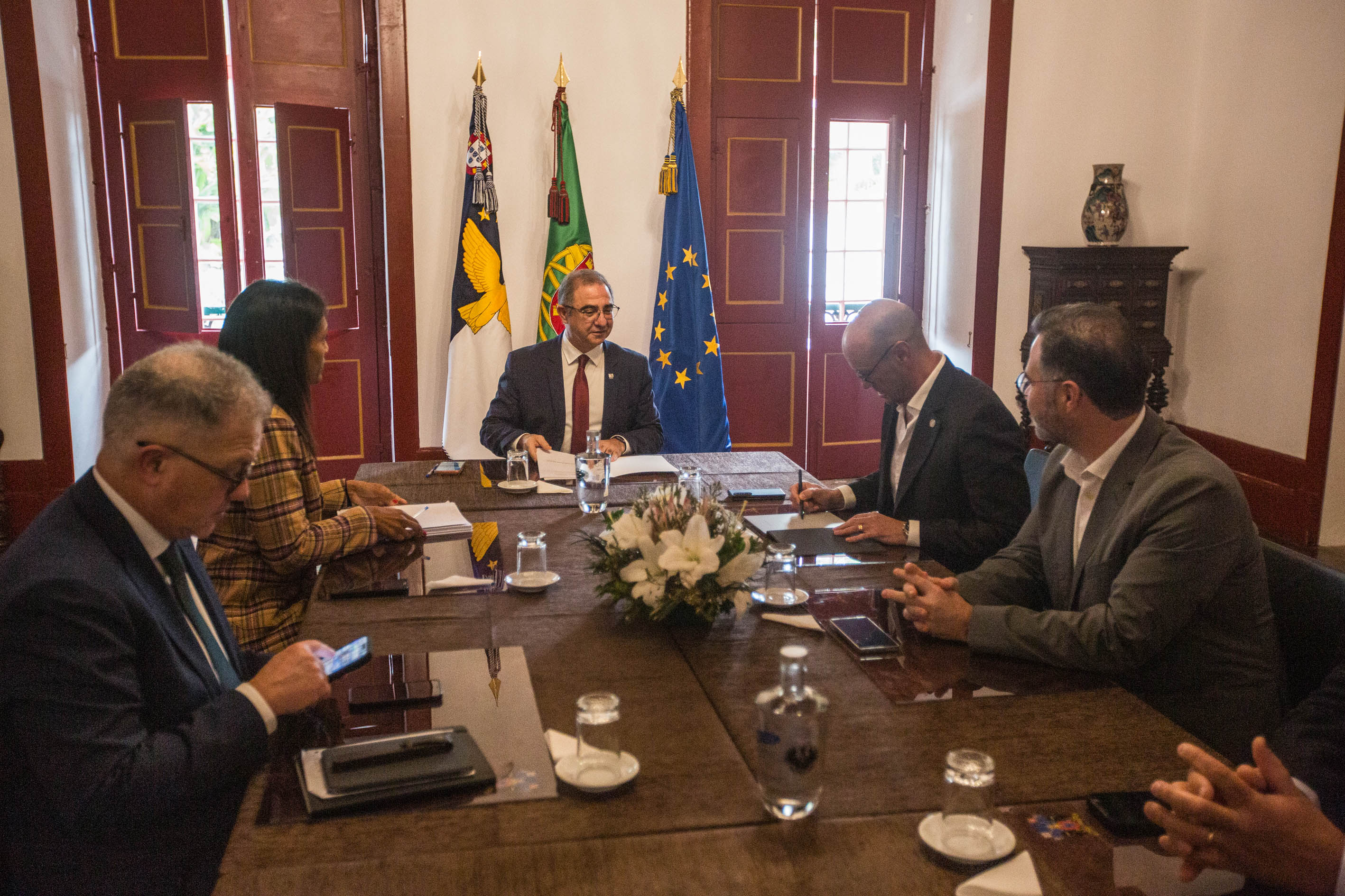Reunião com a Mesa do Conselho de Ilha da Terceira