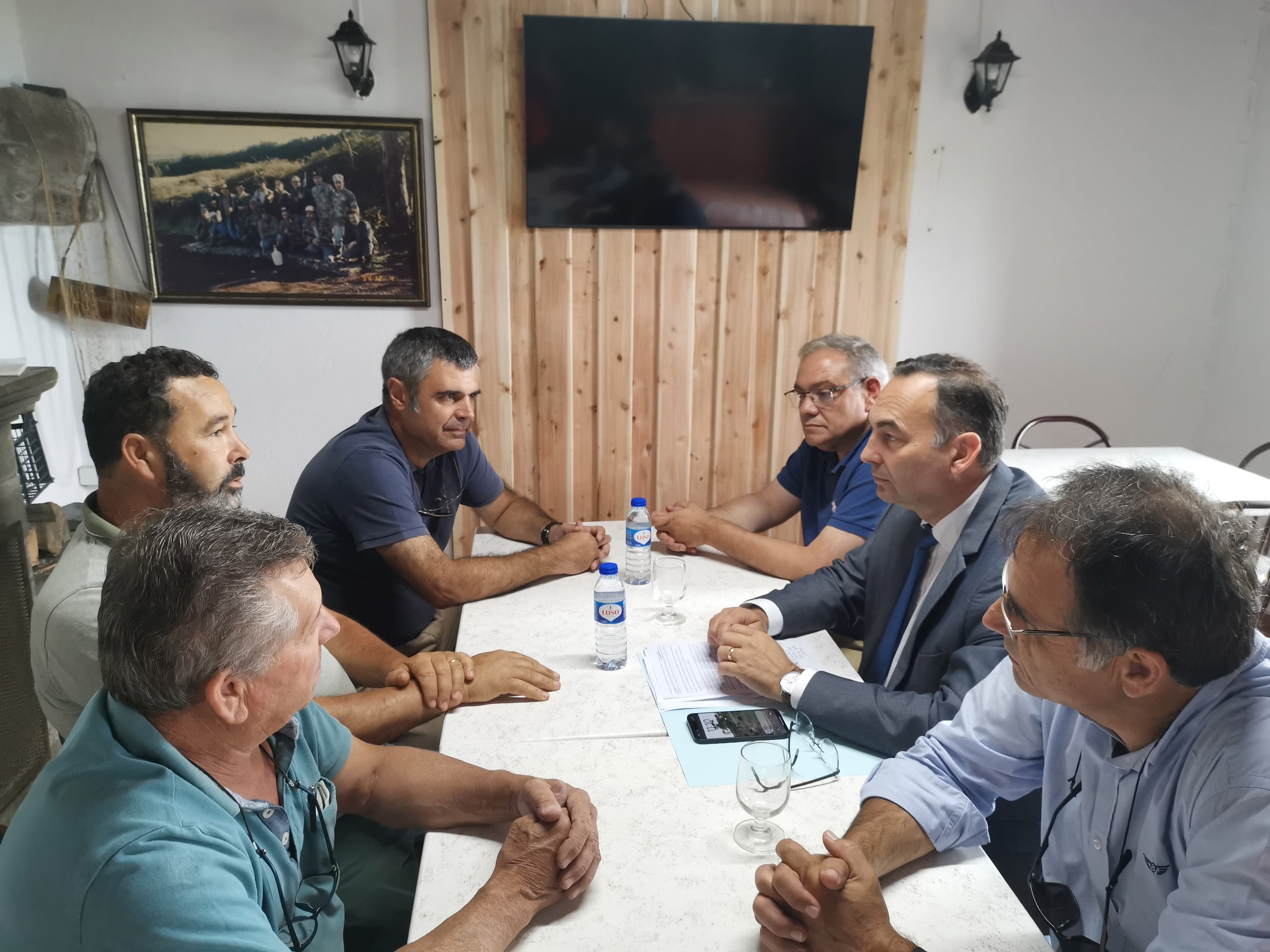 Meeting with the Directorate of the Terceirense Association of Hunters