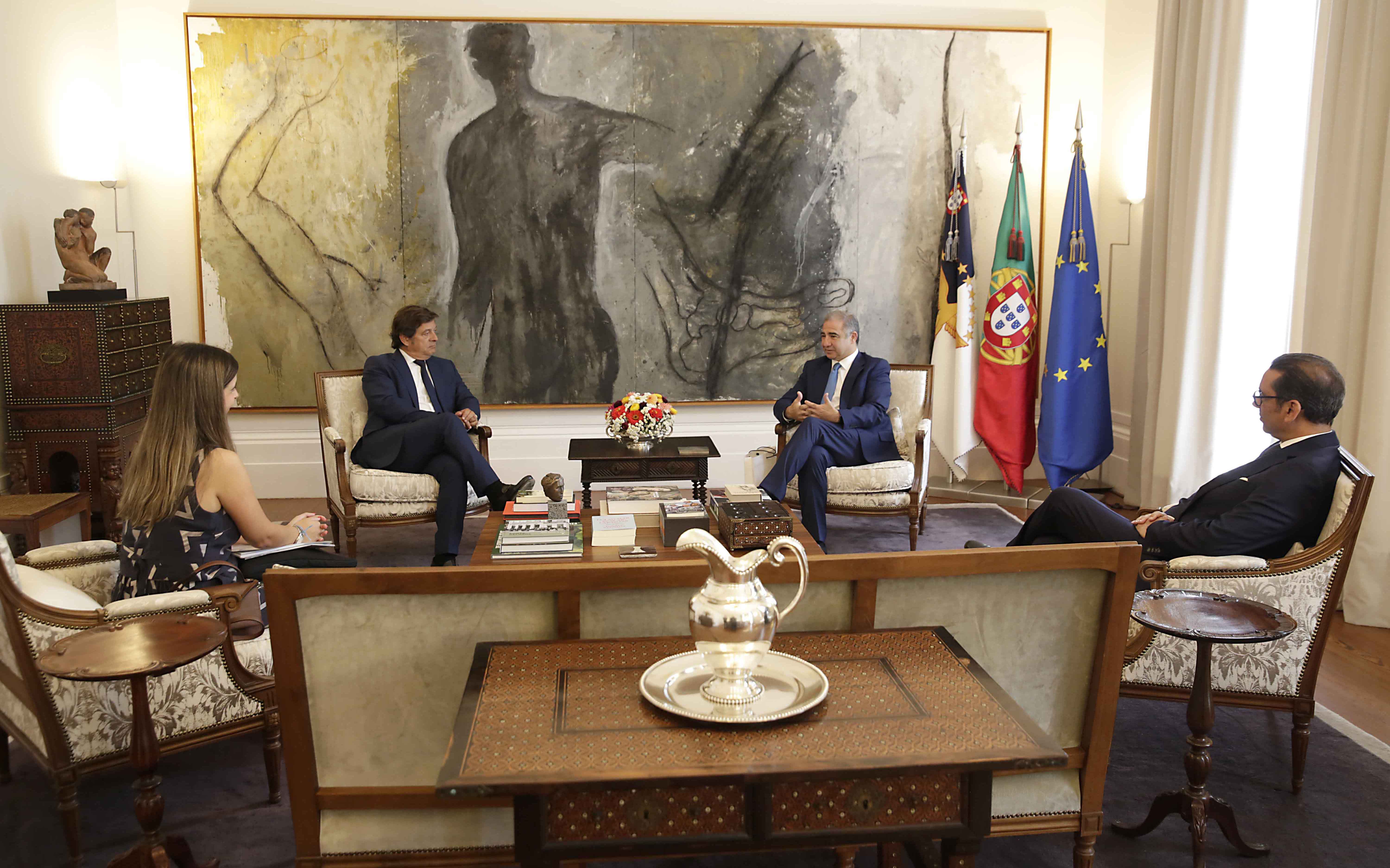 Audiência oficial ao Secretário de Estado das Pescas e do Mar, Salvador Malheiro