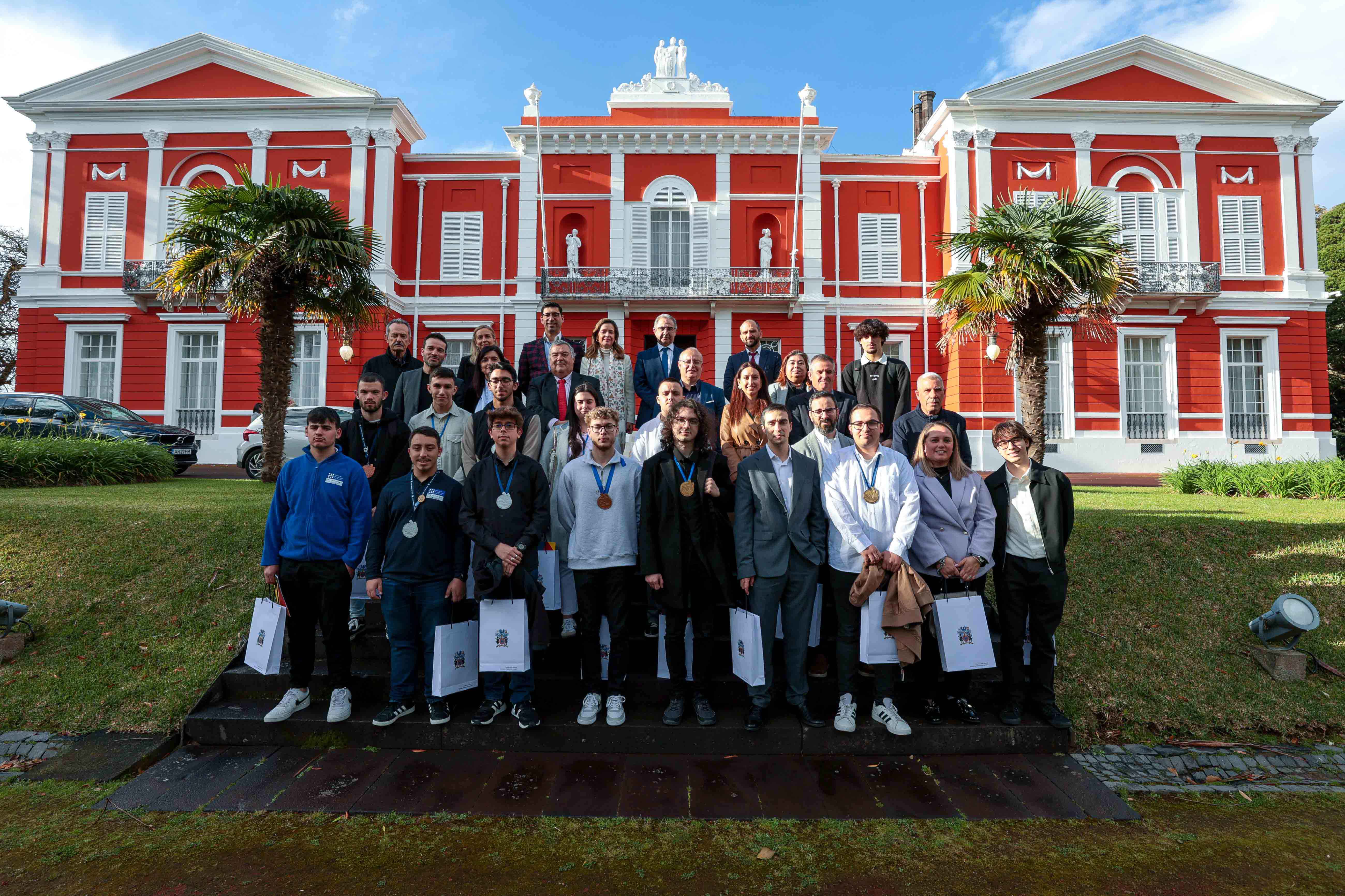 jovens açorianos que participaram no 46.º Campeonato Nacional das Profissões – Skills Portugal