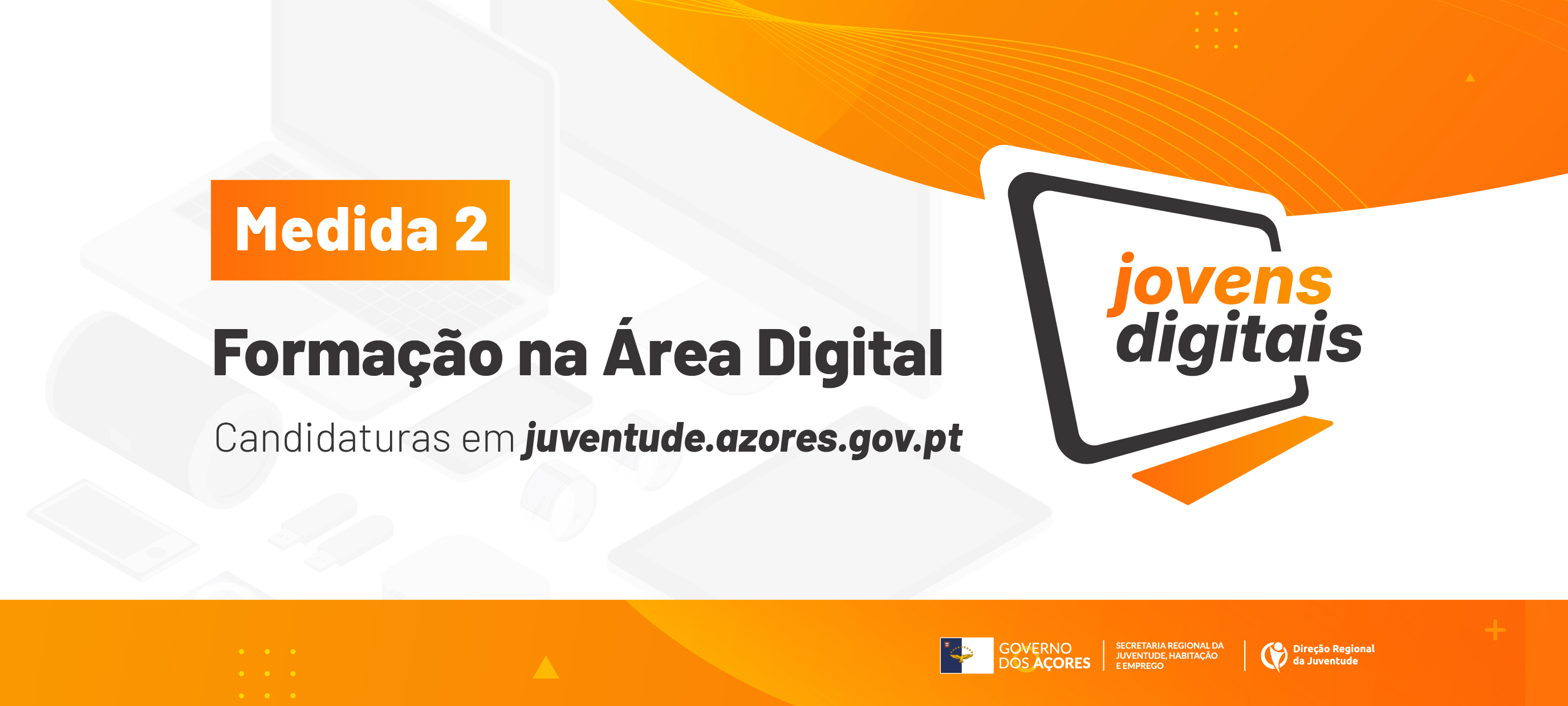 “Jovens Digitais” – Abertas candidaturas para apoio à formação na área digital - Cartaz